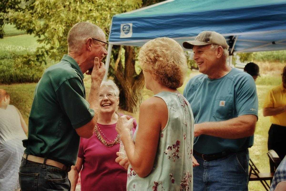 Oak harbor retirement community -4 older happy people market